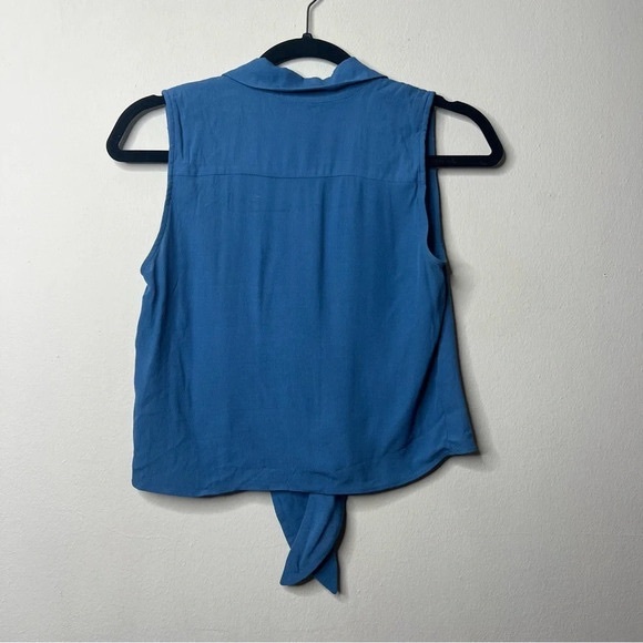 Aritzia Wilfred Collared Button Down Tank Top - Picture 2 of 5